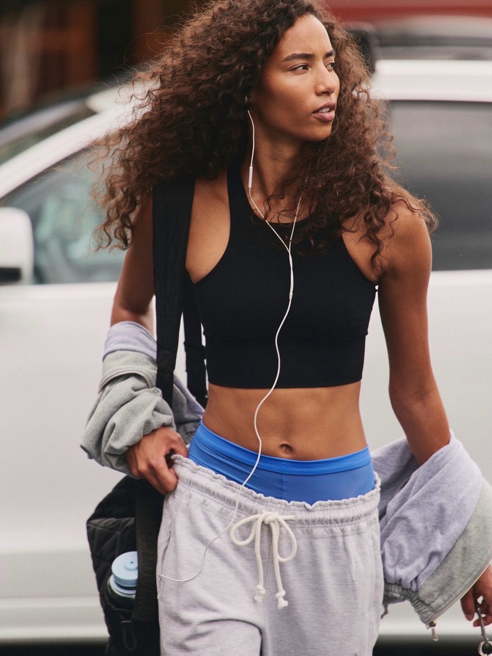 FP Movement by Free People Black Every Single Time Bra